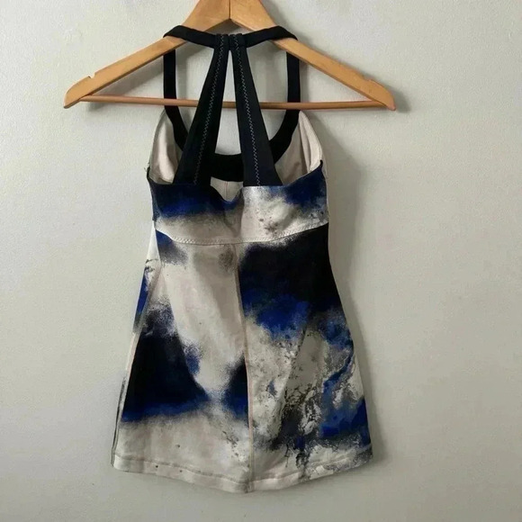 Lululemon Scoop Me Up Tank Top Milky Way Multi Print / Black Size 4 - Picture 5 of 7
